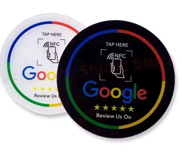NFC Google Review Round Card — Design 2