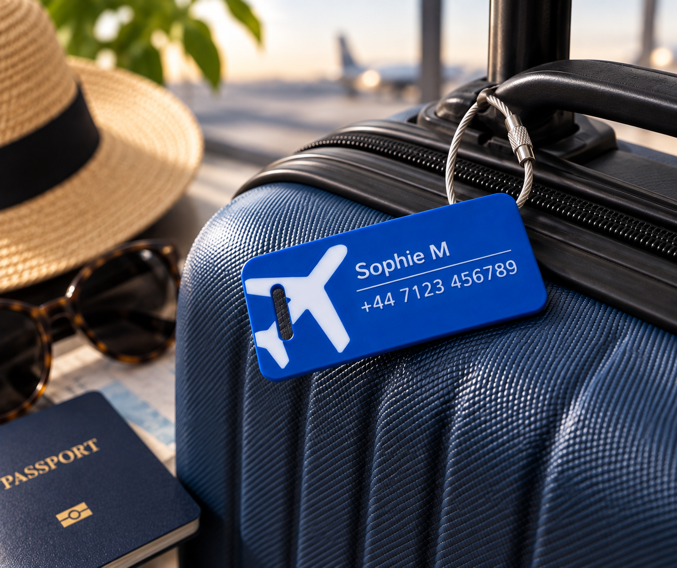 NFC Smart Luggage Tag — Taproo NFC and QR product