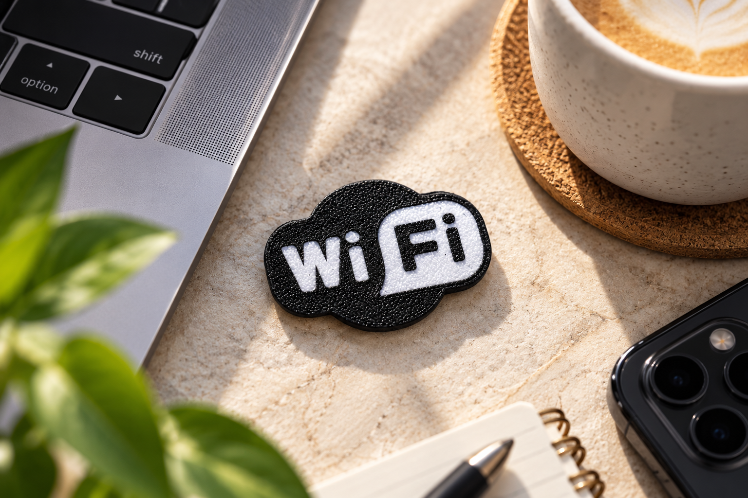 Magnetic Wi‑Fi NFC Tap Tag