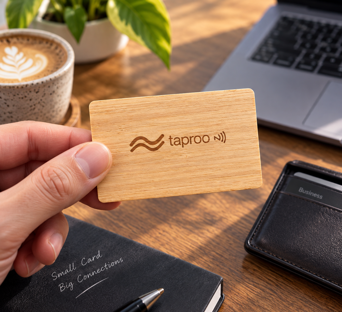 NFC Wallet Card (Eco Wood)