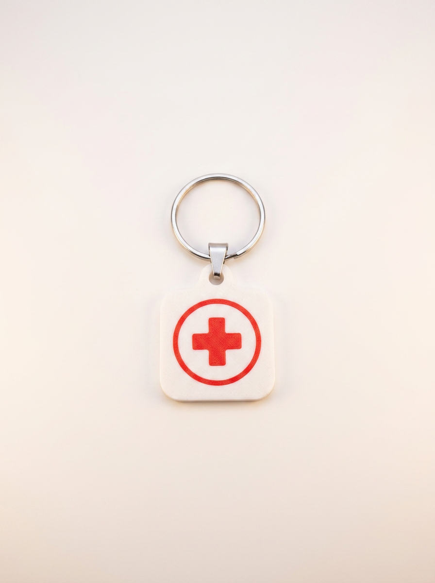 Emergency ID (ICE) Keychain